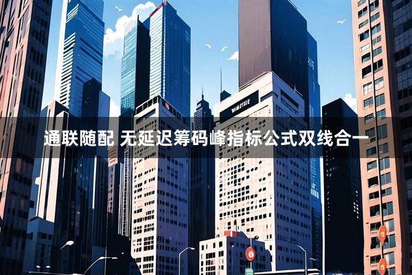 通联随配 无延迟筹码峰指标公式双线合一