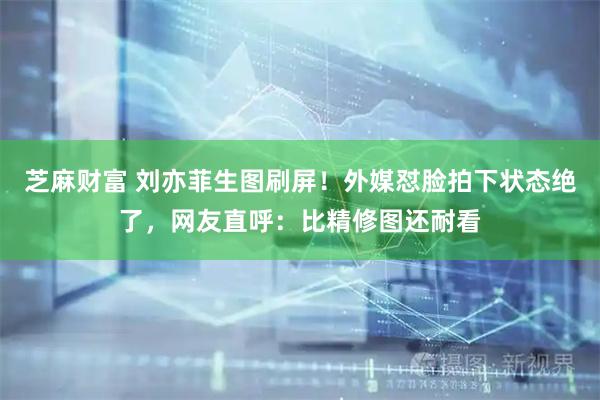 芝麻财富 刘亦菲生图刷屏！外媒怼脸拍下状态绝了，网友直呼：比精修图还耐看